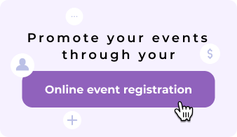 Promote your events through your online event registration